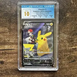 Pikachu V #222 CGC Pristine 10 Pokemon Card 2021 S8b VMAX Climax Japanese Graded - Image 1