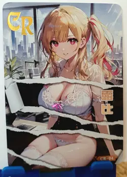 Ruby Hoshino Oshi no Ko CR Card Goddess Story BOBO SUGAR Waifu CR-04 - Image 1