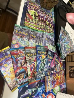 37x Pokemon TCG Booster Pack Lot SEALED Cards! (Various Languages) - Image 1