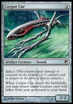 Corpse Cur - Medium Play MTG Scars of Mirrodin - Image 1