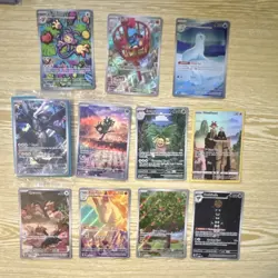 Pokemon TCG Holo Card Lot - Ambipom, Riolu, Dewgong, Zekrom, Ogerpon - 11 Cards - Image 1