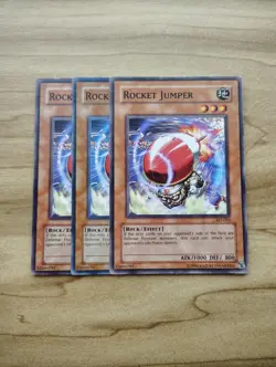 Yu-Gi-Oh! - Rocket Jumper 3X - Complete Playset Of Cards - Image 1