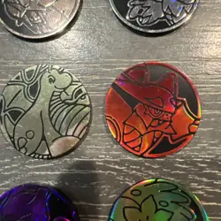 Pokemon TCG Bulk Lot Dice Tokens small Coins Energy Cards Collect Tin Pt Card - Image 3