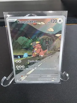 Pokemon TCG Kangaskhan Illustration Rare Destined Rivals Card 204/182 NM - Image 1