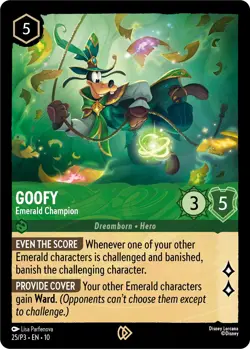 Goofy - Emerald Champion (25) [Promo Cards] Near Mint Cold Foil - Image 1
