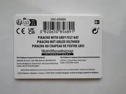 Pikachu With Grey Felt Hat Card - Image 1