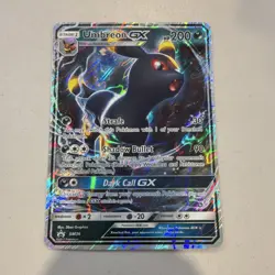 The Pokemon Company Umbreon GX Full Art Promo Holo Card SM36 200 HP jumbo - Image 1