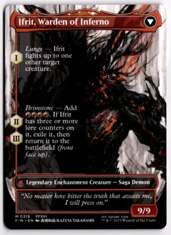 Clive, Ifrit's Dominant (0318) (Borderless) 318 Magic: The Gathering NM - Image 2