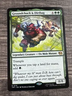 Groundchuck and Dirtbag - Teenage Mutant Ninja Turtles - MtG- NM - Image 1