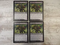 4x Black Knight - Magic 2011 (M11) - NM - Italian - OOP MTG - Image 1