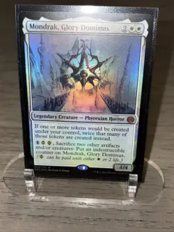 MTG Mondrak, Glory Dominus Phyrexia: All Will Be One Foil NM - Image 1