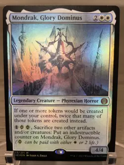 MTG Mondrak, Glory Dominus Phyrexia: All Will Be One Foil NM - Image 2