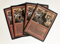 Dwarven Soldier (4) Shuler Fallen Empires NM MTG Magic the Gathering - Image 1