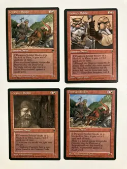 Dwarven Soldier (4) Mixed Art Fallen Empires NM MTG Magic the Gathering - Image 3