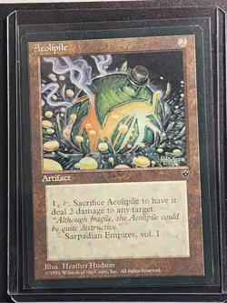 Aeolipile - Fallen Empires - Rare - LP - Magic the Gathering - MTG - Image 1