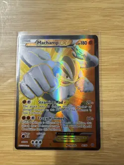 Pokemon Machamp EX 90/98 Full Art Ultra Rare Pokemon TCG Ancient Origins 2015 - Image 1