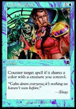 Jaded Response -Foil Medium Play MTG Apocalypse - Image 1