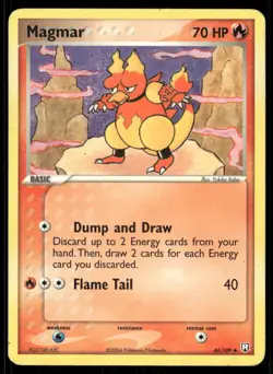 Pokemon Cards Magmar 44/109 Team Rocket Returns Uncommon MP - Image 1