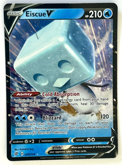 Eiscue V 055/192 - Ultra Rare - SWSH Rebel Clash Pokemon Card - Image 1