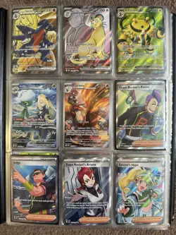 Pokemon Destined Rivals Complete Set – Cynthia’s Garchomp ex + Full Arts NM - Image 1