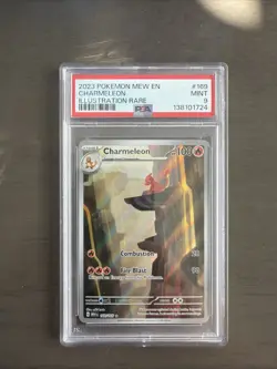 Charmeleon 151 Illustration Rare Holo Pokemon PSA 9 Mint 169/165 - Image 1