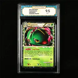TQG 9.5 MINT+ 2010 Pokemon ENG Meganium HGSS08 Promo - Image 1