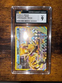 2016 POKEMON XY BREAKPOINT #18 GOLDUCK BREAK CGC 9 - Image 1
