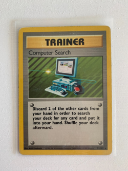 POKEMON TRAINER COMPUTER SEARCH 71/102 BASE SET RARE. WOTC. - Image 1