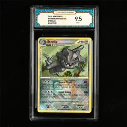 TQG 9.5 MINT+ 2010 Pokemon ENG Steelix 24/95 R - Image 2