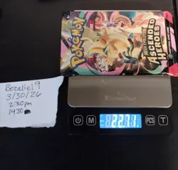 HEAVY 22.71G Pokemon Ascended Heroes Mega Evolution Booster Pack Sealed - Image 1