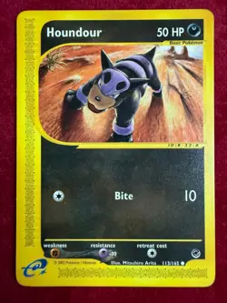 Pokemon TCG Houndour non-holo 113/165, Expedition (NM/LP) - Image 1
