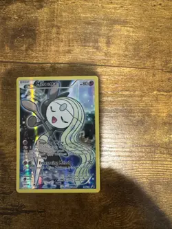 Pokemon TCG Meloetta Promo XY120 Full Art Ultra Rare Holo Good Condition - Image 1