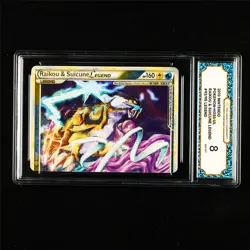 TQG 8 NM-MT 2010 Pokemon ENG Raikou&Suicune LEGEND 92/95 LEGEND - Image 1