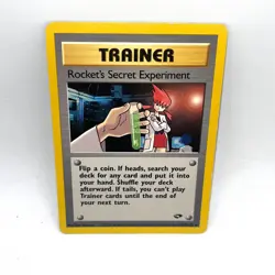 Rocket's Secret Experiment 120/132 Uncommon Gym Challenge Pokemon Unlimited MP - Image 1