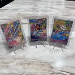 Pokemon TCG First Partner Illustration Collection Series 1 Gen 7 Alola Starters - Image 1