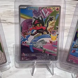 Pokemon TCG First Partner Illustration Collection Series 1 Gen 7 Alola Starters - Image 3