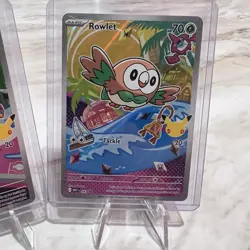 Pokemon TCG First Partner Illustration Collection Series 1 Gen 7 Alola Starters - Image 5