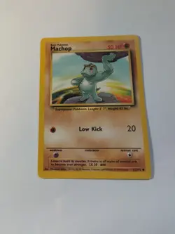 MACHOP - 52/102 - Base Set - Pokemon Card - LP - Image 1