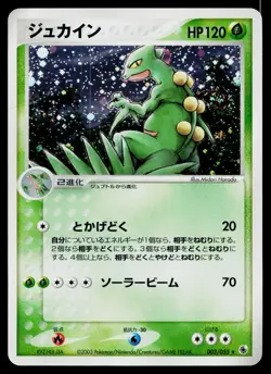 Sceptile 003/055 *Swirl* Holo Rare Expansion Pack Pokemon Japanese HP - Image 1