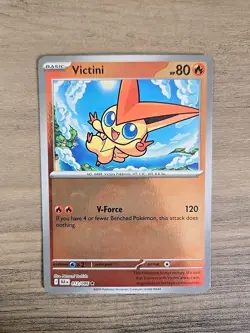 Pokemon TCG Victini 012/086 Pokeball Black Bolt Reverse Holo Promo NM - Image 1