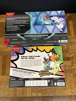 POKEMON First Partners Deluxe Pin Collection & Salamence/Reshiram Ex Box - Image 2