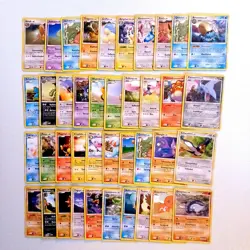 40x Pokemon Karten Vintage Sammlung gemischt div. Set TCG non Holo /T98 - Image 2