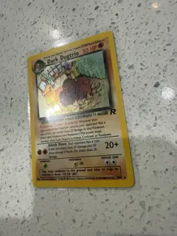 Pokemon TCG Dark Dugtrio Team Rocket 6/82 50 HP Stage 1 Holo Rare - Image 1