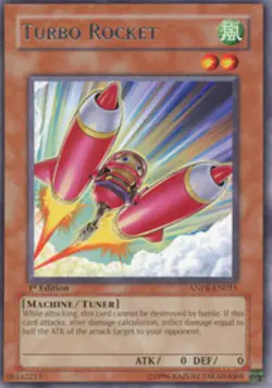 Yugioh! MP Turbo Rocket - ANPR-EN015 - Rare - Unlimited Edition Moderately Playe - Image 1