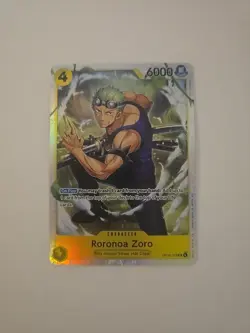 Roronoa Zoro SR OP15-113 ENGLISH ONE PIECE Card Adventure on KAMI’s Island OP15 - Image 1
