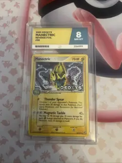 Manectric EX Deoxys Reverse Foil Uncommon Pokemon Card 2005 - Image 1