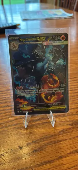 Pokemon Mega Charizard X EX Holo Special Illustration Rare Card 125/094 Me02 - Image 1