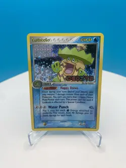 Pokemon TCG Ludicolo 19/107 EX Deoxys 2005 Reverse Holo Stamped Rare Card NM - Image 1
