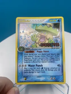 Pokemon TCG Ludicolo 19/107 EX Deoxys 2005 Reverse Holo Stamped Rare Card NM - Image 2