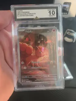 Aura Graded Pokemon Cards. Umbreon V, Vulpix, Rapidash And More Lot Of 6 Cards - Image 3